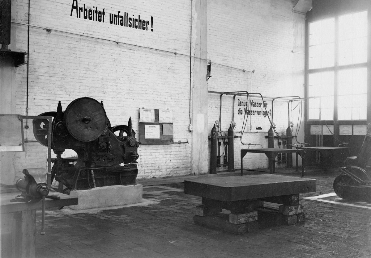 Lehrwerkstatt Wintershall in den 1930er Jahren | Quelle: Bildarchiv WKM Heringen