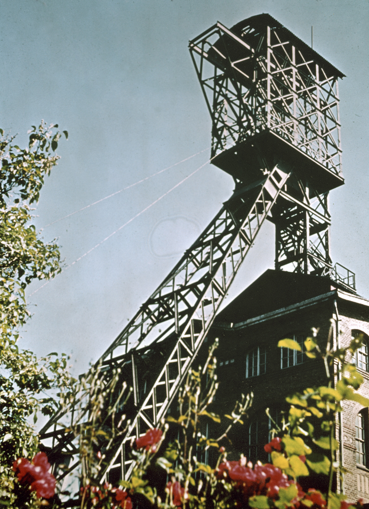 Fördergerüst Schacht Heringen (1950er Jahre) | Quelle: Bildarchiv WKM Heringen