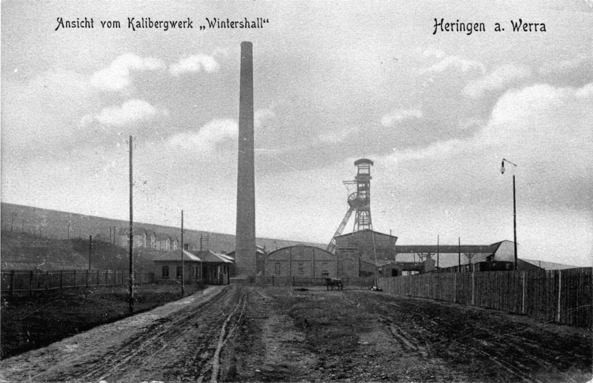 Kaliwerk Wintershall (um 1920) | Quelle: Ansichtskarte, Bildarchiv WKM Heringen