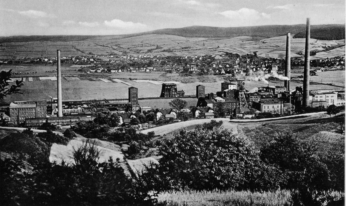 Kaliwerk Wintershall mit Leichtmetall Werk (links) in den 1930er Jahren | Quelle: Bildarchiv WKM Heringen