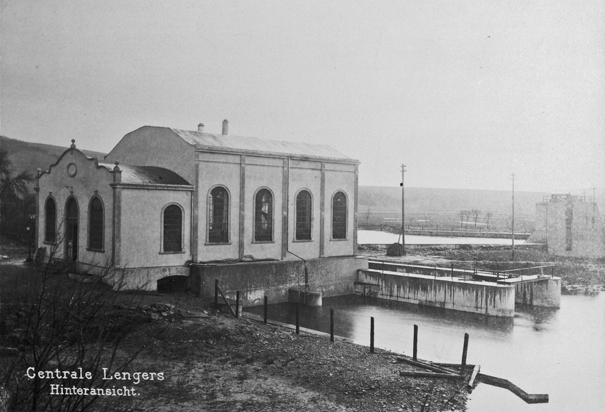 Wasserkraftwerk Lengers (1920er Jahre) | Quelle: Bildarchiv WKM Heringen