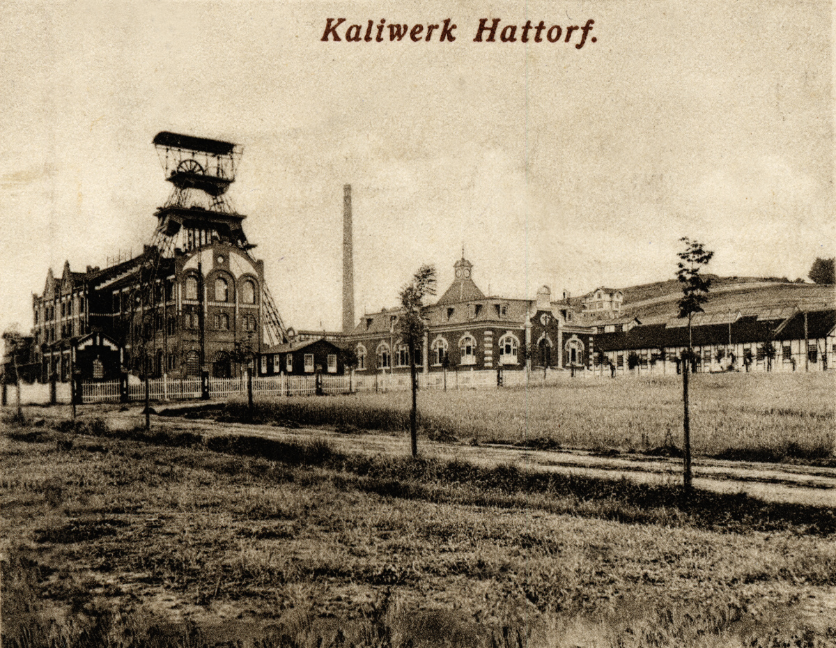 Kaliwerk Hattorf (um 1920) | Quelle: Ansichtskarte, Bildarchiv WKM Heringen